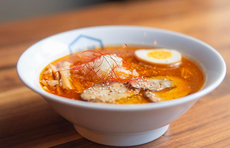 Rakkan Ramen near Circa apartments in Downtown Los Angeles