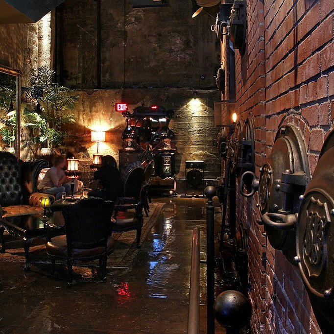 The Edison Lounge secret underground near Circa apartments in Downtown Los Angeles