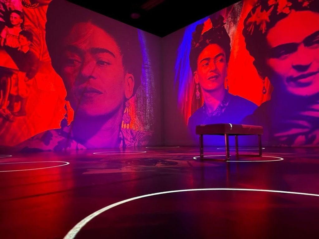Immersive Frida Kahlo exhibition near Circa residences in Downtown Los Angeles