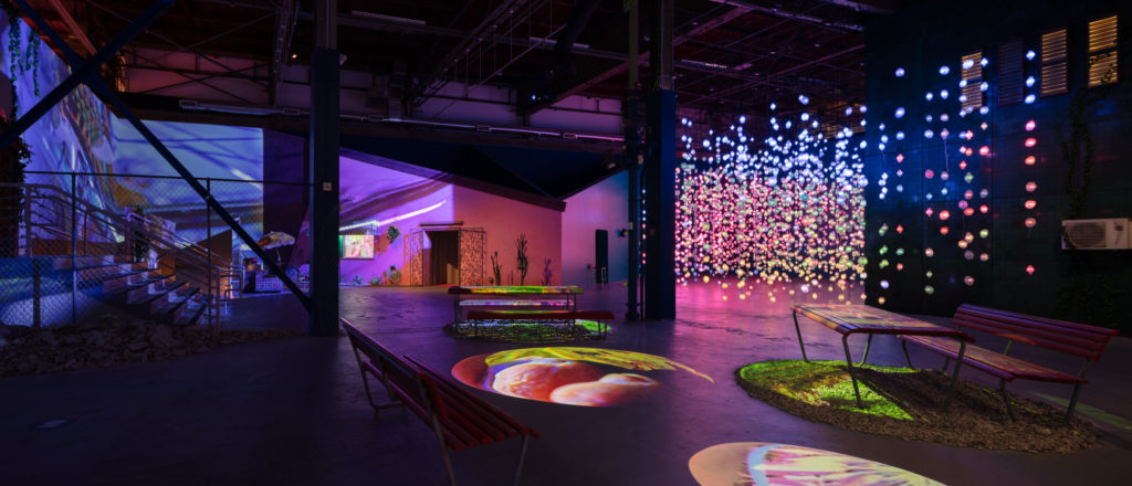 Pipilotti Rist Geffen Contemporary at MOCA exhibition near Circa residences in Downtown Los Angeles